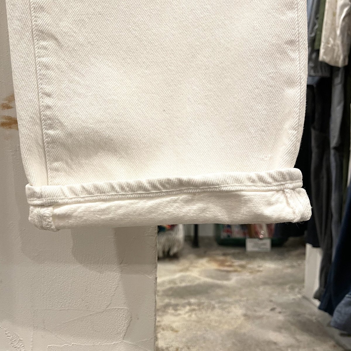 Levi's 501 80年代 リーバイス501 ホワイトデニムパンツ 内股 Levi's 501 80年代 リーバイス501 ホワイトデニムパンツ 内股