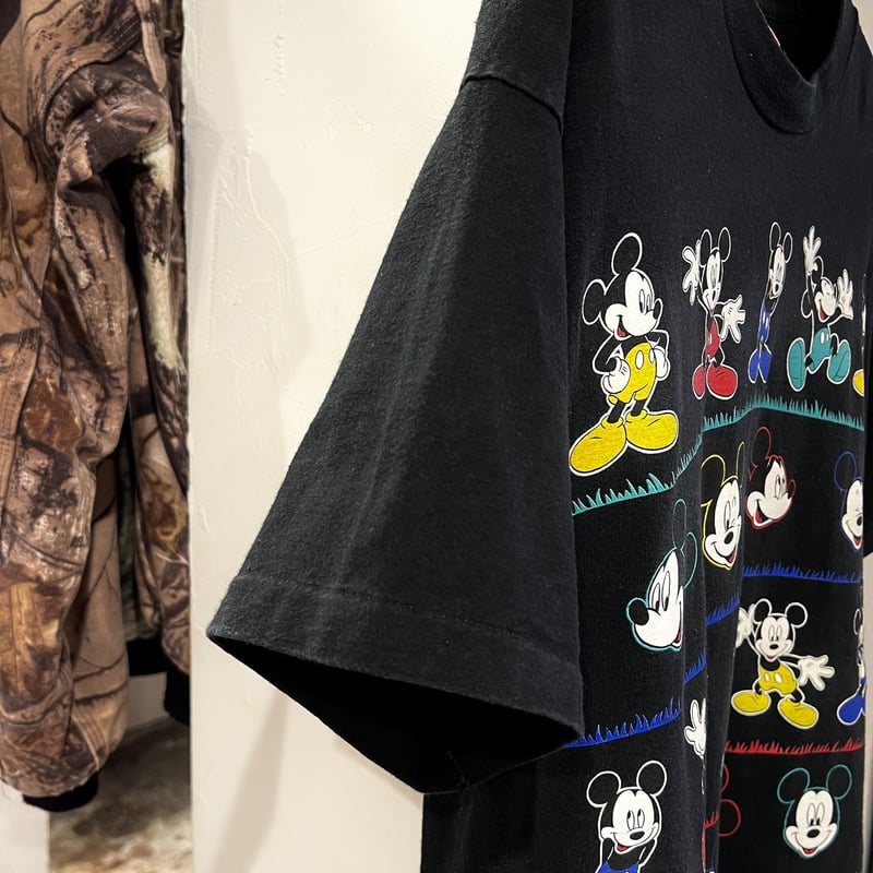 80s FRUIT OF THE LOOM ミッキーTシャツ USA製 Disney ミッキー