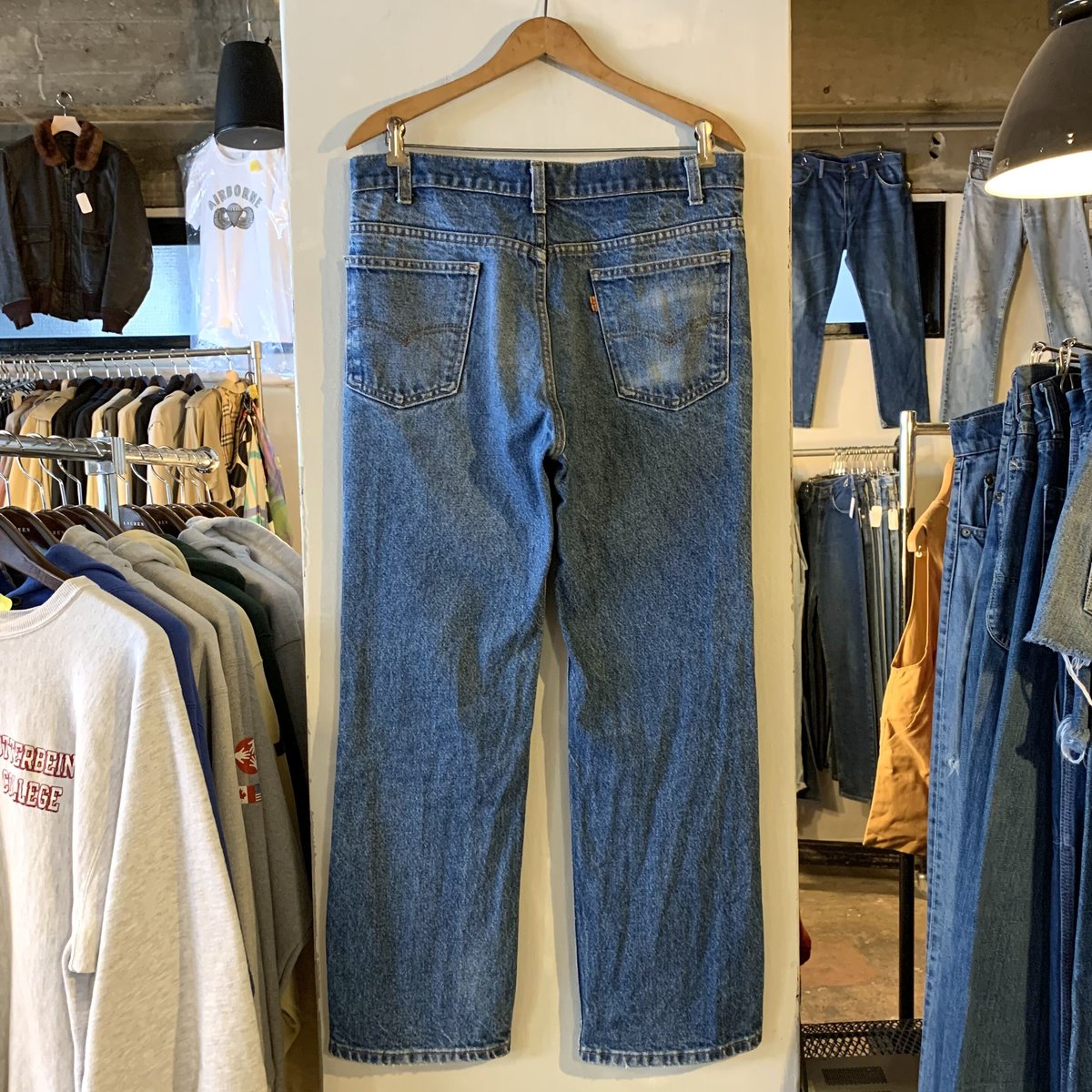 80s Levi's 517 リーバイス デニムパンツ ブーツカット オレンジ 80s Levi's 517 リーバイス デニムパンツ ブーツカット オレンジ