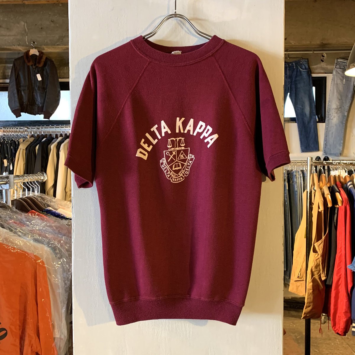 70s S/S Vintage Sweat Shirt ヴィンテージスウェット DELTA K 70s S/S Vintage Sweat Shirt ヴィンテージスウェット DELTA K