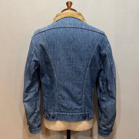 70s　MAVERICK　ボア デニムジャケット　Size 38相当　USA製　マーヴェリック　ラングラー　雰囲気系　(S5331)