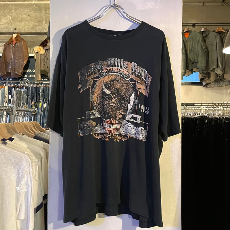ヴィンテージ 80s Sturgis 苦しま ハーレーTシャツ Harley スタージス