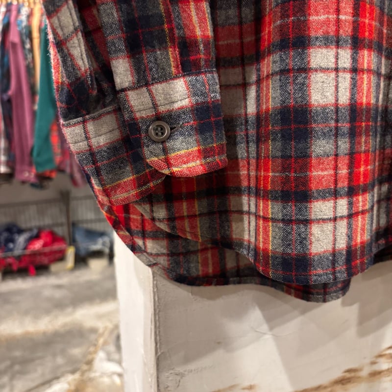 70s PENDLETON L/S ウールシャツ Size L USA製 ペンドルトン (S4 70s PENDLETON L/S ウールシャツ Size L USA製 ペンドルトン (S4