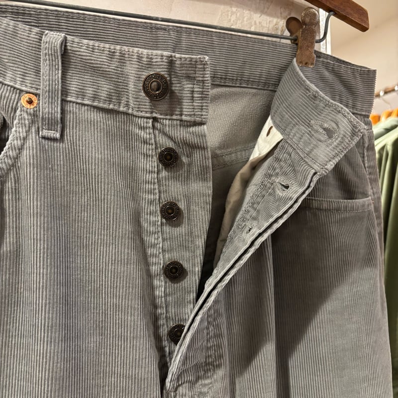 90s Levi's 551 6980 コーデュロイパンツ ユーロ リーバイス グレー系