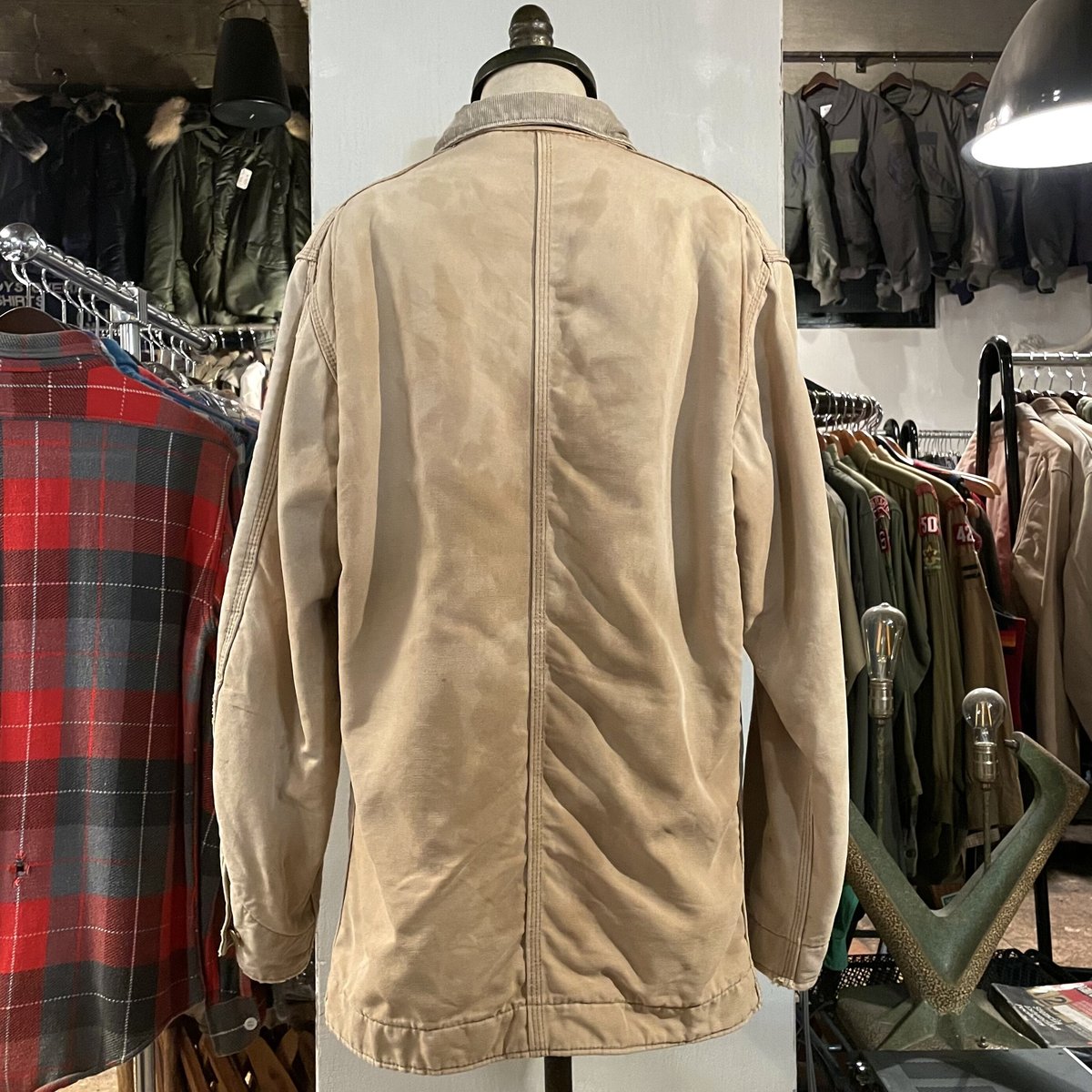 70s Carhartt ダック地 チョアコート ブランケットライナー付 70s Carhartt ダック地 チョアコート ブランケットライナー付