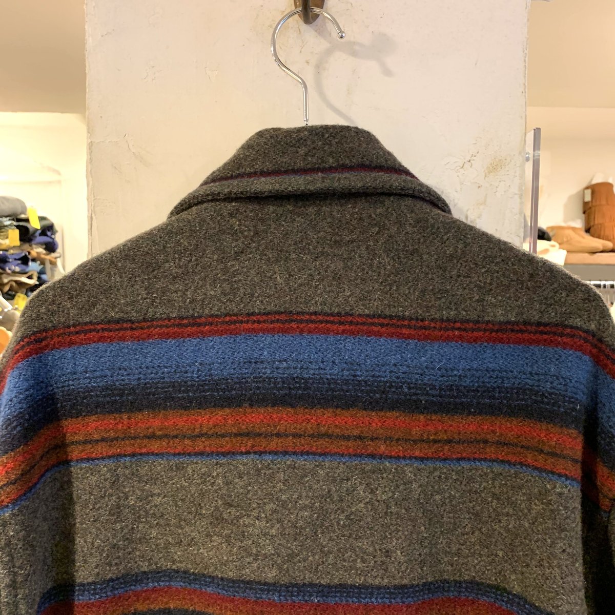 Woolrich ウールリッチ ラグジャケット コンチョボタン USA製 Woolrich ウールリッチ ラグジャケット コンチョボタン USA製