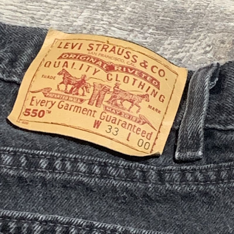 リーバイス550 ブラックデニム ハーフパンツ 90s USA製 | DUFF