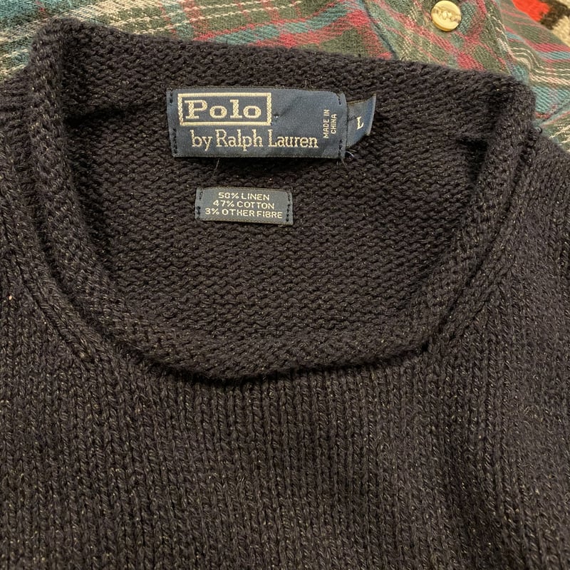 POLO RALPH LAUREN 星条旗柄コットンリネンニット ラルフ POLO RALPH LAUREN 星条旗柄コットンリネンニット ラルフ