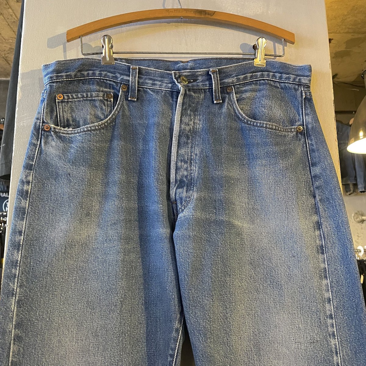 80s Levi's 501 35×33 赤耳 ボタン裏555 ヴィンテージデニム USA製