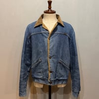 70s　Wrangler　ボア デニムジャケット　USA製　Size 42　ラングラー　雰囲気系　(S5330)