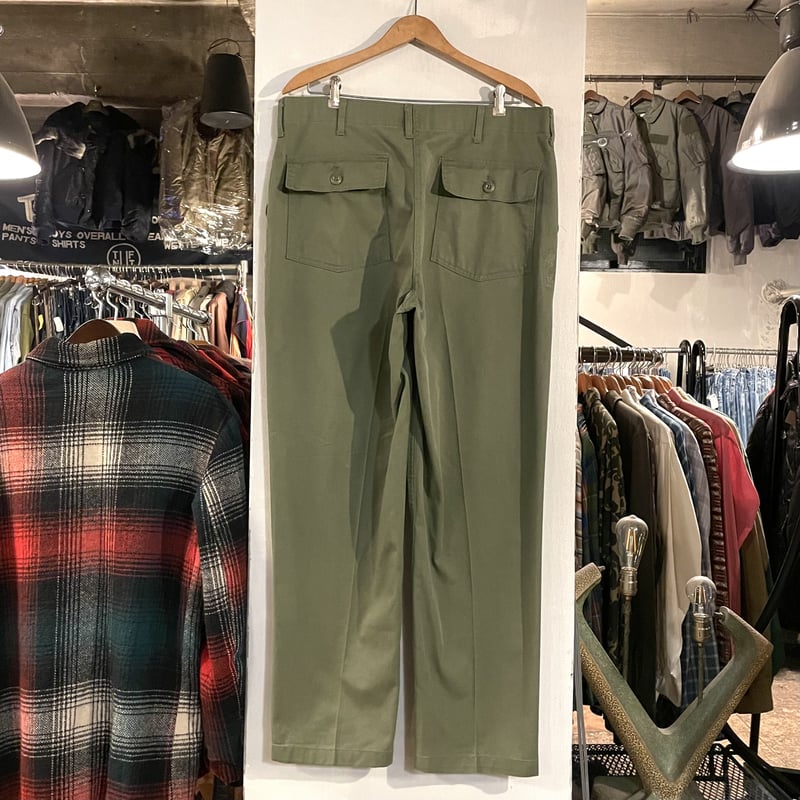 80s US ARMY ベイカーパンツ 36×30½ ミリタリーパンツ コットン 80s US ARMY ベイカーパンツ 36×30½ ミリタリーパンツ コットン