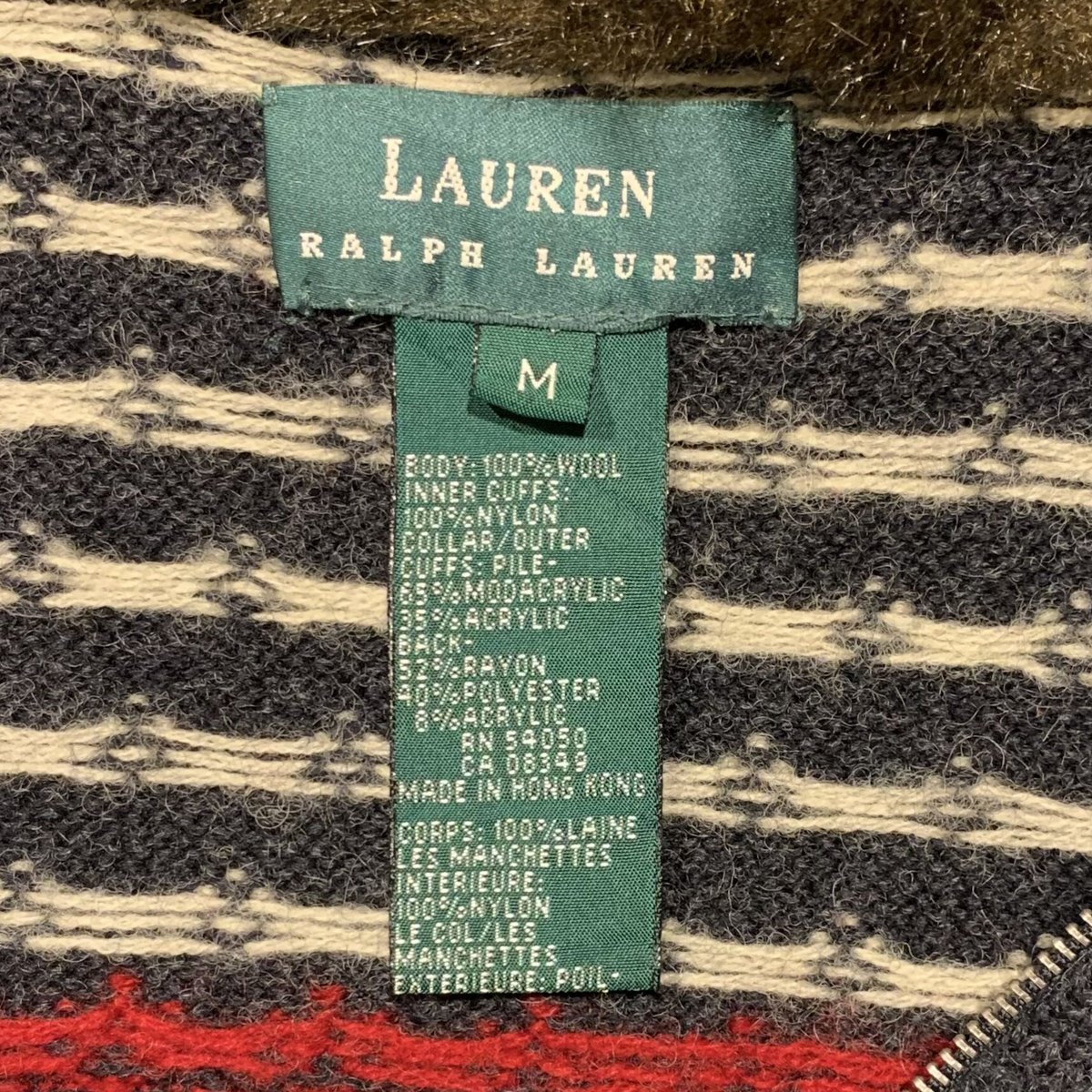 Polo by Ralph Laurenノルディック柄トナカイ ニットセーターS 古着 Polo Ralph Lauren トナカイ ノルディック ウール ハンド