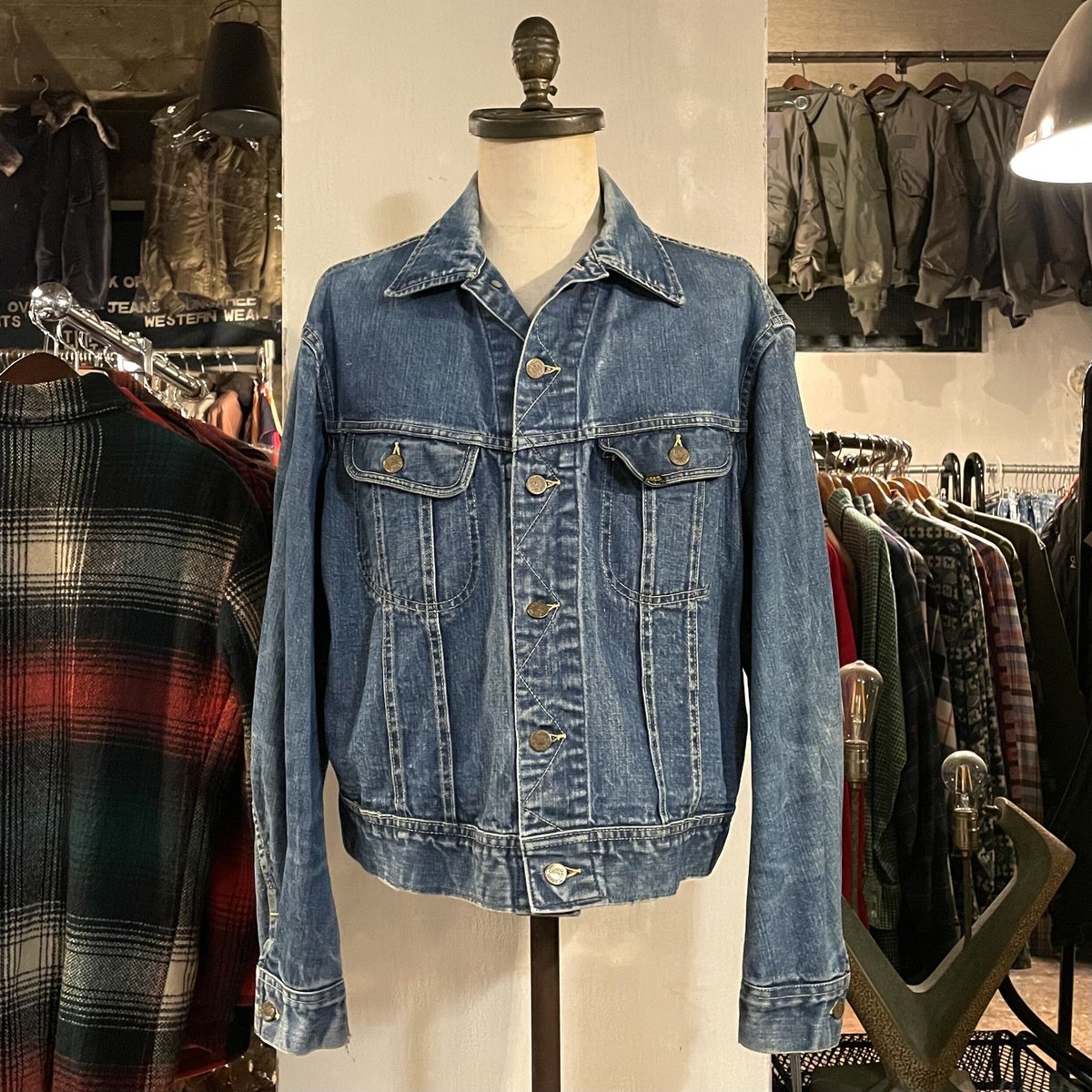 70s Lee 101-J Vintage Denim Jacket デニムジャケット ビッグ