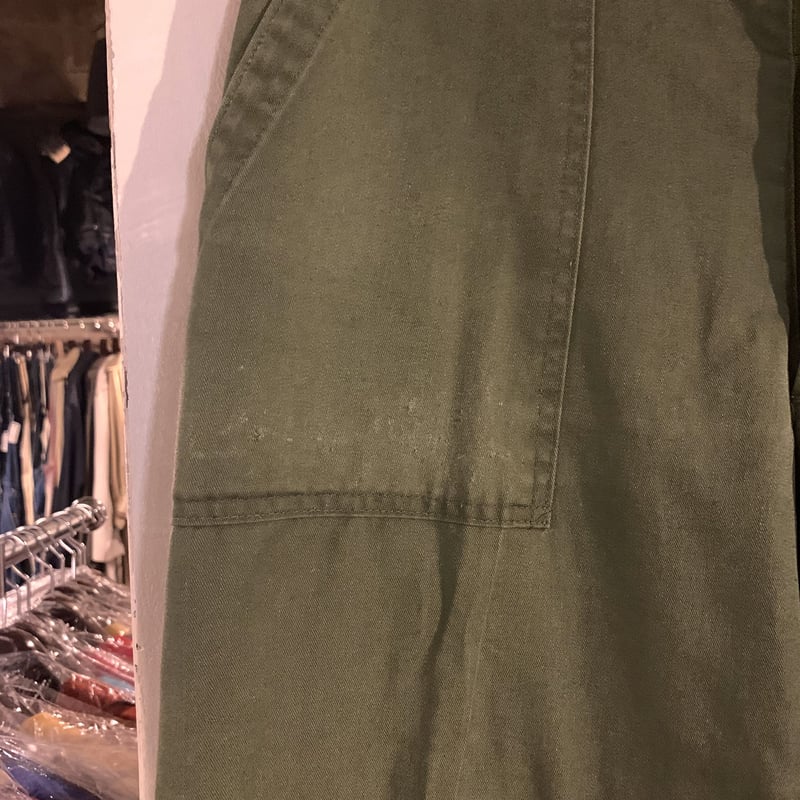 80s US ARMY ベイカーパンツ コットン×ポリエステル フロントジップ