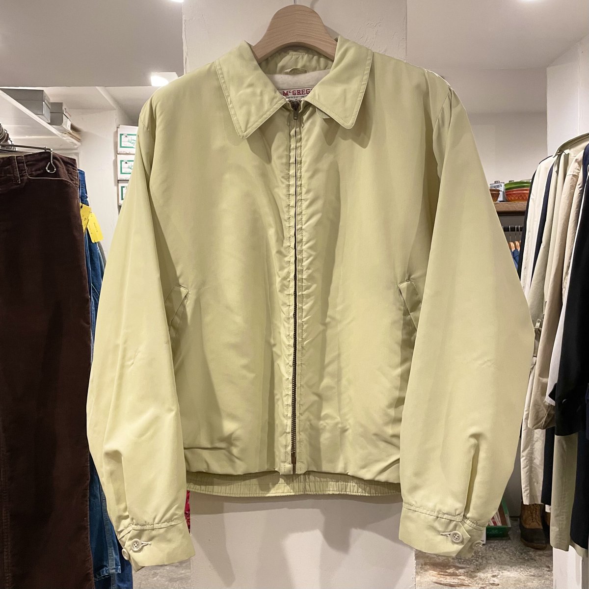 McGREGOR 60s ナイロンアンチフリーズ クリームイエロー McGREGOR 60s ナイロンアンチフリーズ クリームイエロー