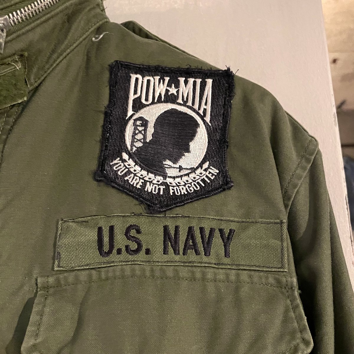 U.S. NAVY M-65 フィールドジャケット　2nd M-R WAIPER.inc ワイパーインク 米軍 M-65 フィールドジャケット 2nd