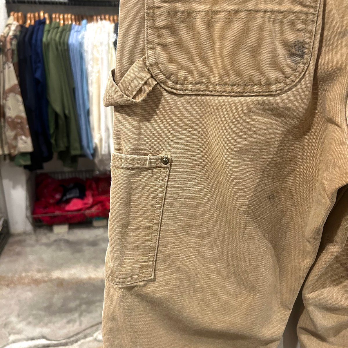 carhartt ダック地 ペインターパンツ ダブルニー カーハート ブラウン