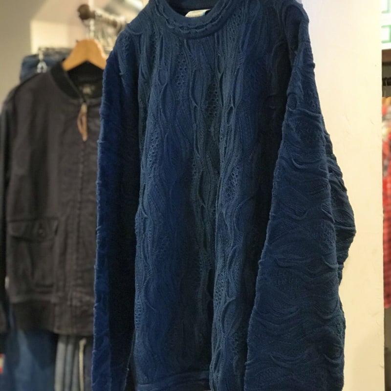 COOGI BASICS 3Dニット クルーネックセーター ソリッドカラー COOGI BASICS 3Dニット クルーネックセーター ソリッドカラー
