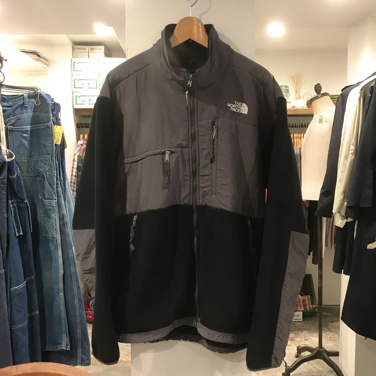 THE NORTH FACE デナリジャケット 90s 黒xグレー ノース THE NORTH FACE デナリジャケット 90s 黒xグレー ノース