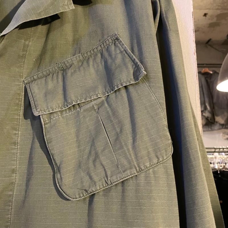 60s US MILITARY Jungle Fatigue Jacket 5th Type