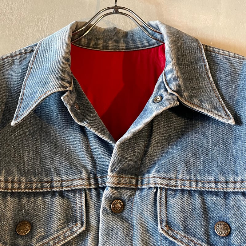 70s Brand Unknown デニムジャケット キルティングライナー Size 70s Brand Unknown デニムジャケット キルティングライナー Size