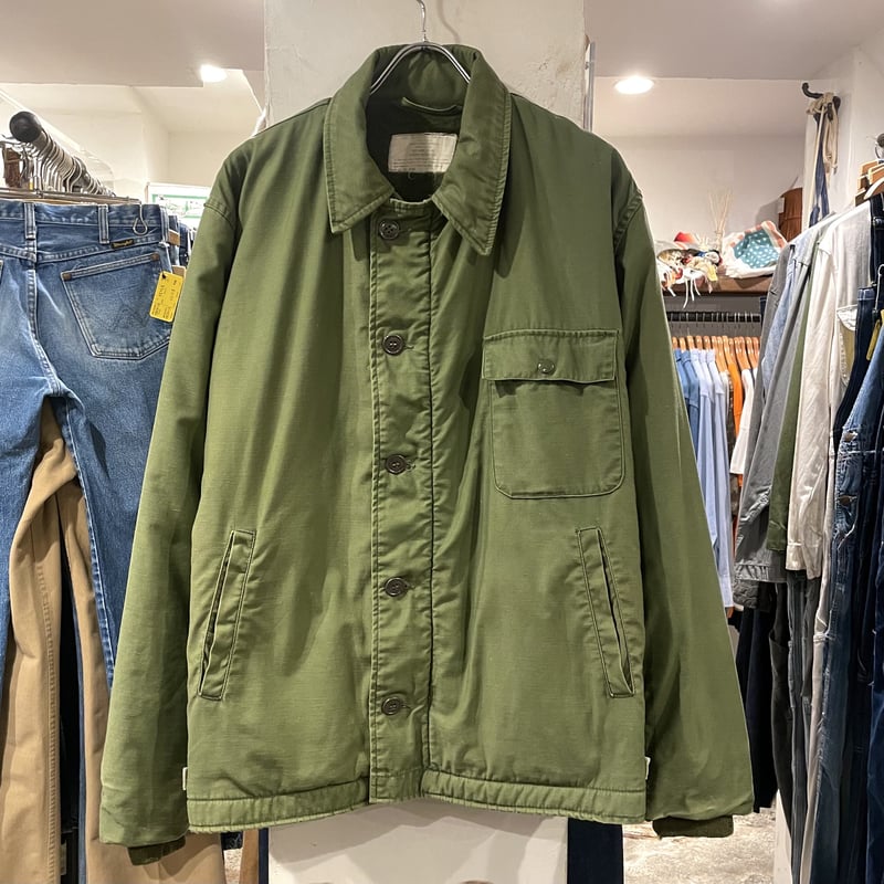 70s US NAVY A-2 DECK JACKET SCOVILL ZIP ミリタリージャ...