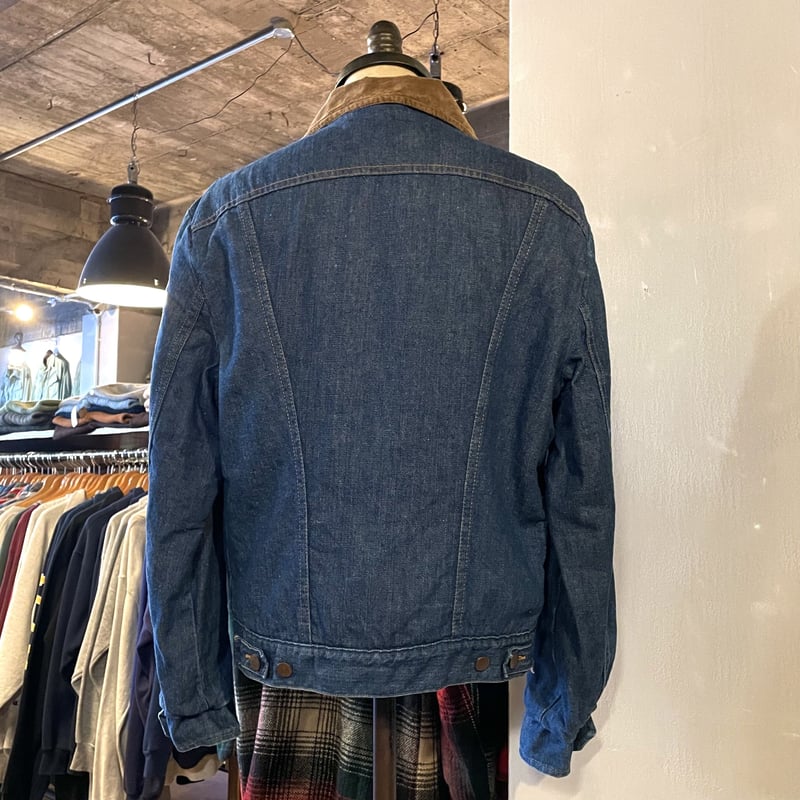 70s Wrangler デニムボアジャケット ラングラー 黒タグ Vintage 70s Wrangler デニムボアジャケット ラングラー 黒タグ Vintage