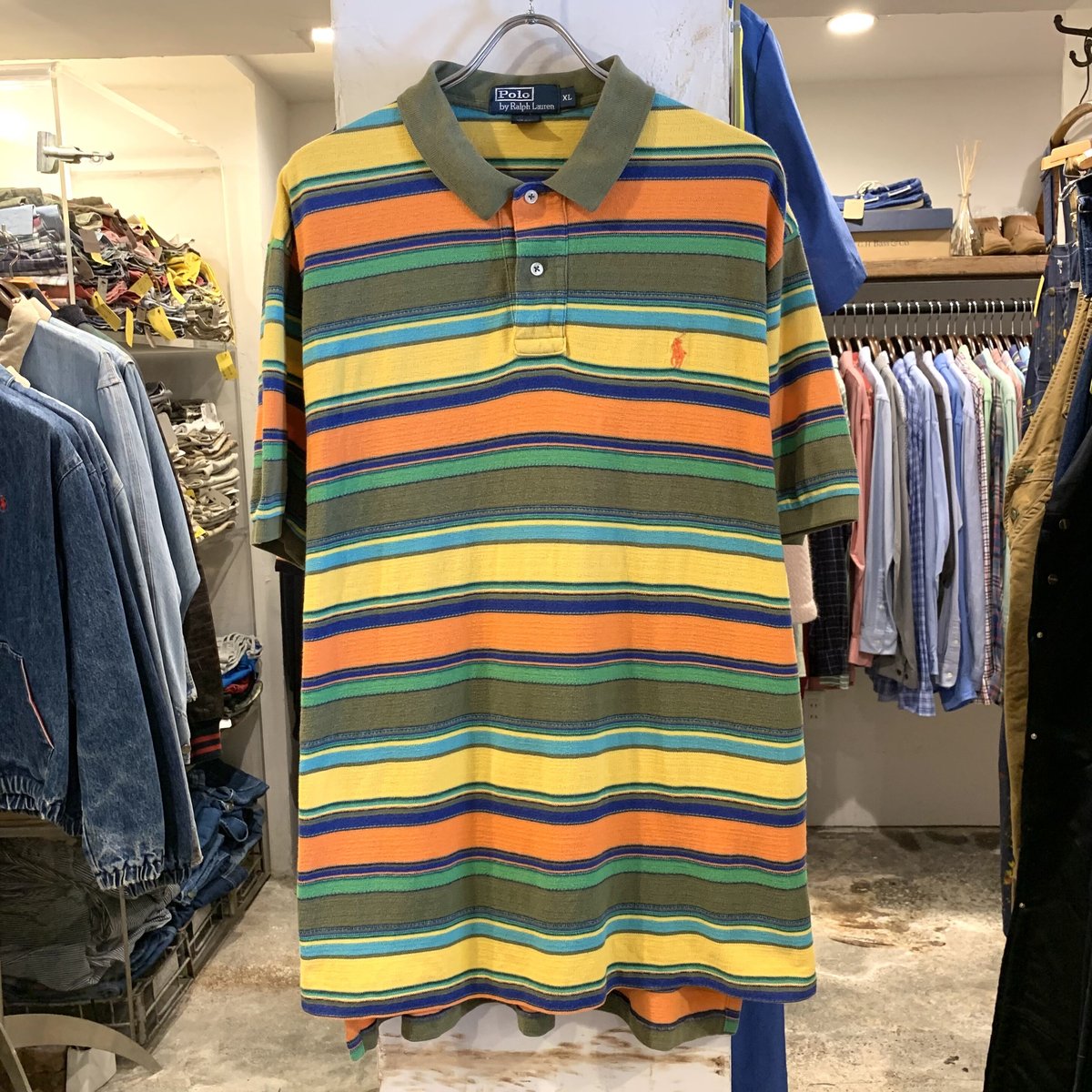 POLO by Ralph Lauren S/Sポロシャツ ボーダー柄 ラルフローレン (S2