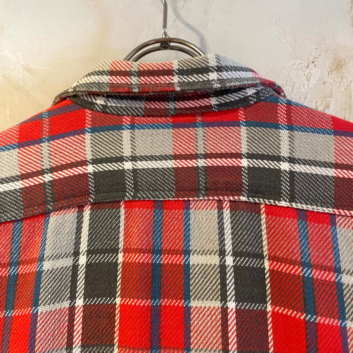 70s BIG MAC L/S ネルシャツ USA製 Size L コットンシャツ