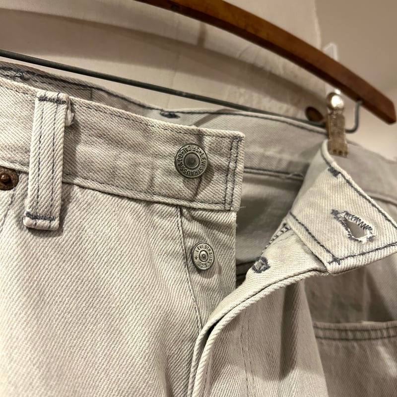 80s Levi's 501 0657 リーバイス カラーデニムパンツ グレー 32×32 U
