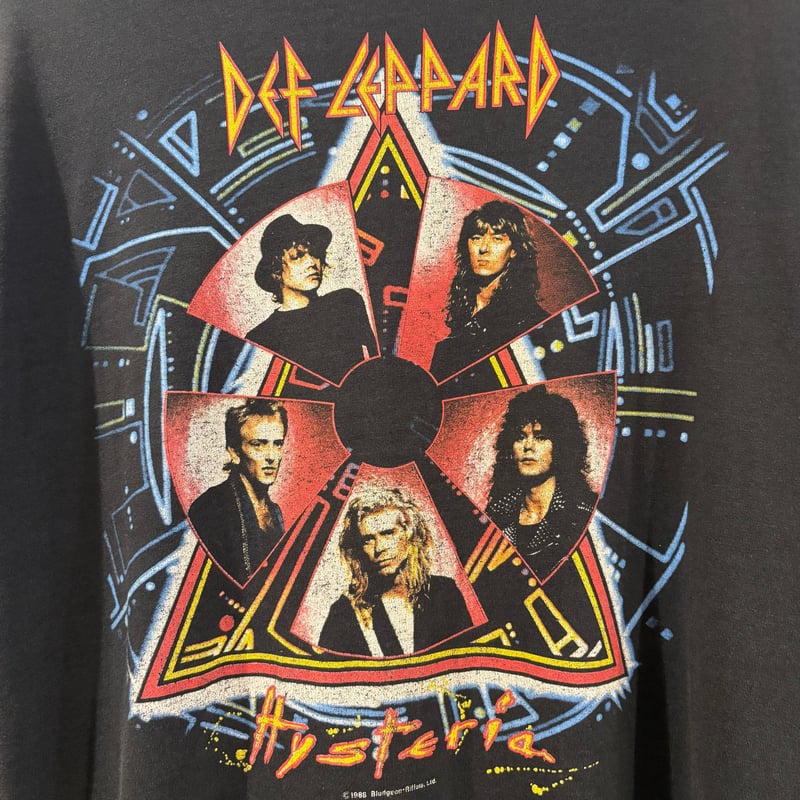 80s SCREEN STARS S/S バンドTシャツ Def Leppard Size X