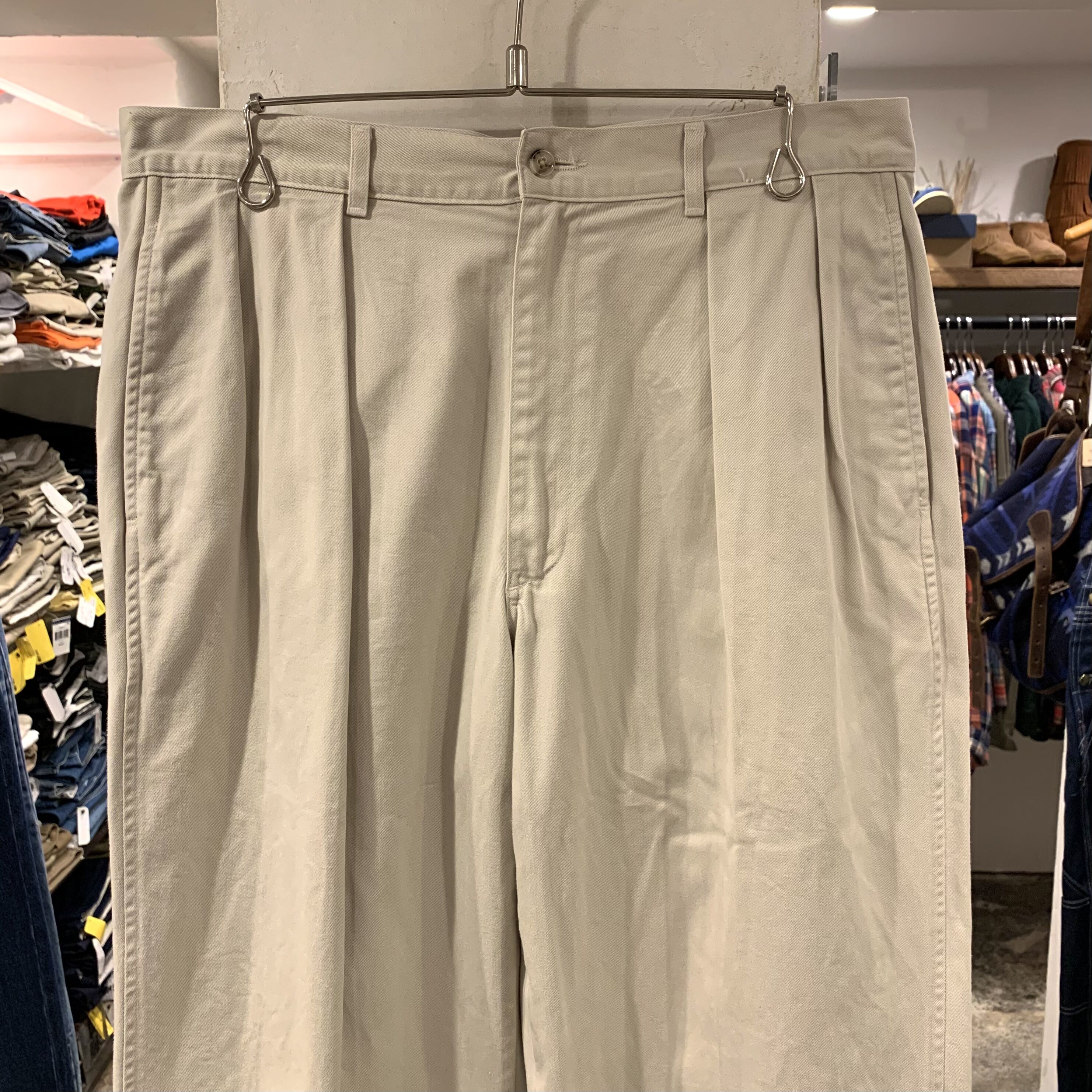 90s POLO by Ralph Lauren チノパン ポロチノ ラルフローレン タック入
