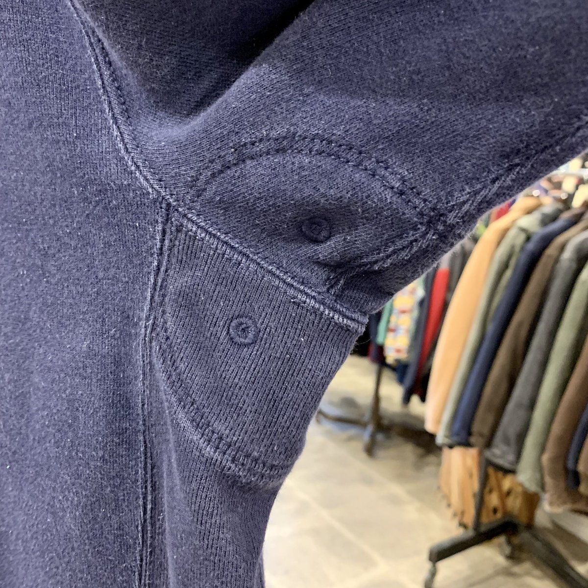 90s～ POLO by Ralph Lauren L/S ラガーシャツ スウェットパーカー