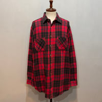 80s～ FIVE BROTHER L/S ネルシャツ Size L コットンシャツ ファイブ