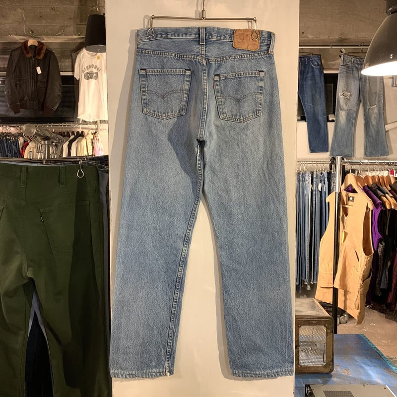 80s Levi's 501 リーバイス 黒カン 裾 チェーンステッチ USA製 ...