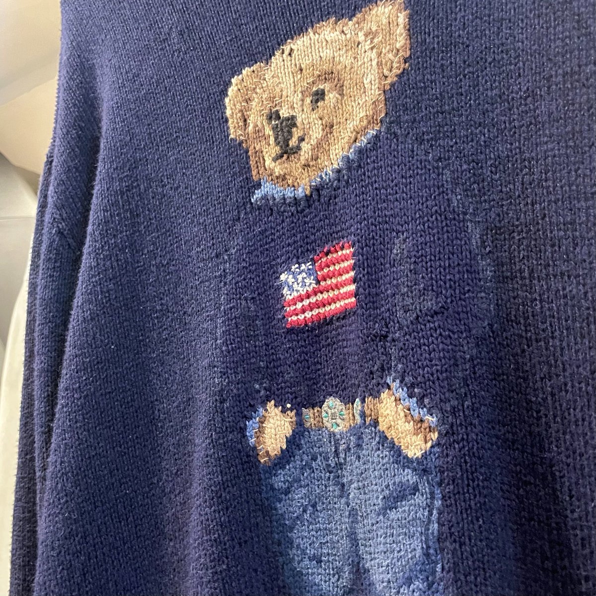 POLO RALPH LAUREN コットン×リネン セーター ポロベア ラルフ POLO RALPH LAUREN コットン×リネン セーター ポロベア ラルフ