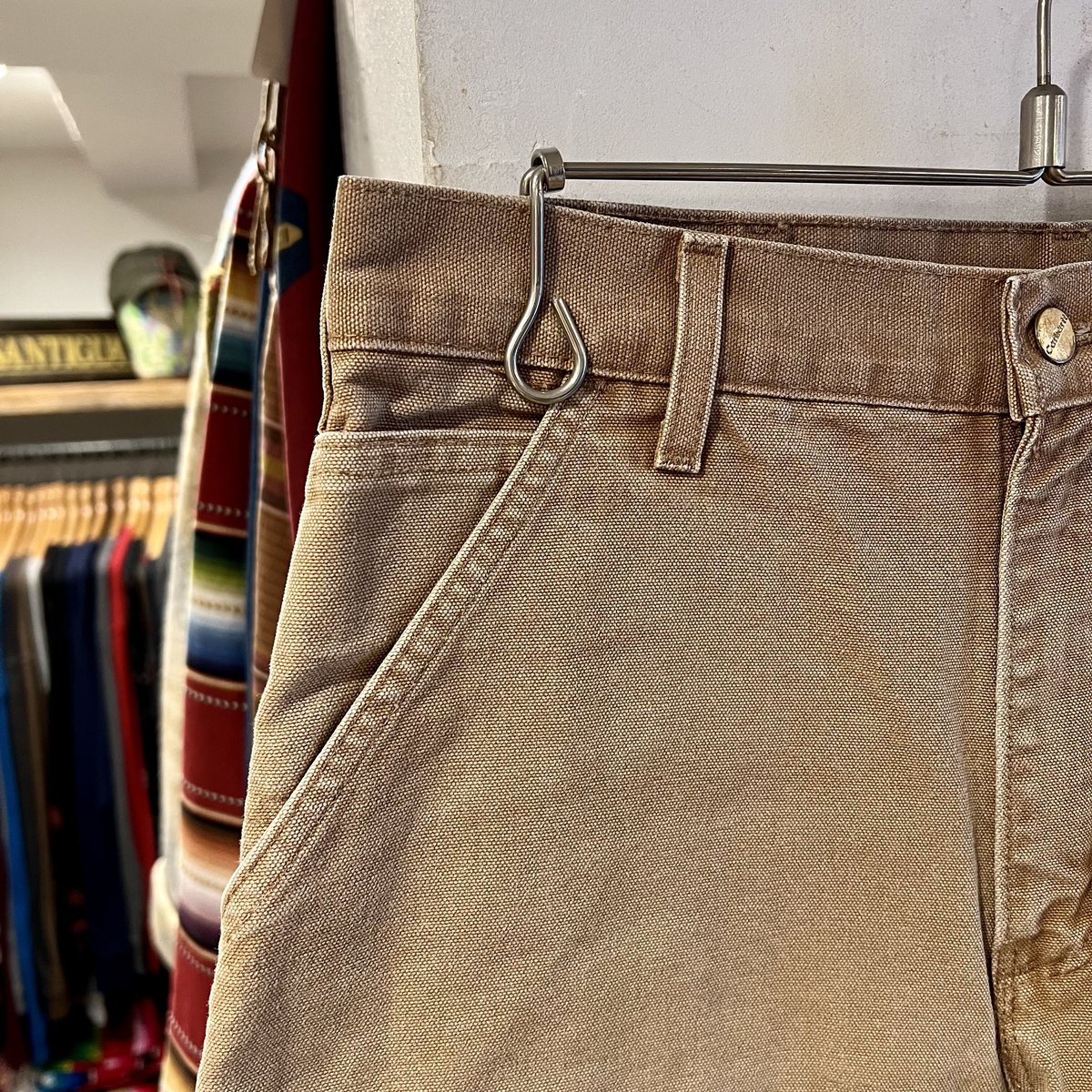 Carhartt ダック地 ペインターパンツ ブラウン ダックパンツ