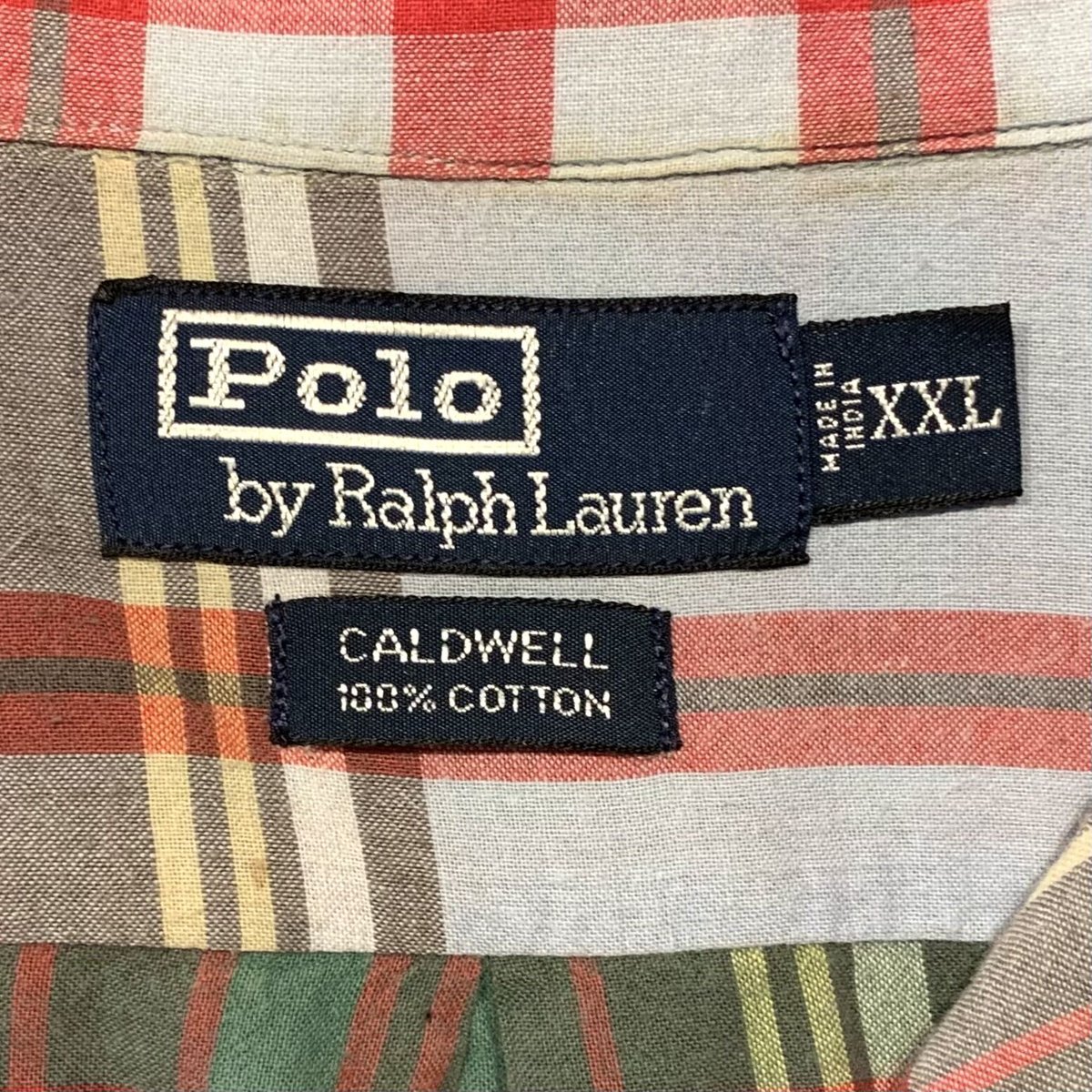 90s Polo by Ralph Lauren S/S オープンカラーチェックシャツ