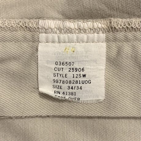 90s　POLO by Ralph Lauren　チノパン　ポロチノ　ラルフローレン　タック入り　アイボリー　USA製　(S3570)
