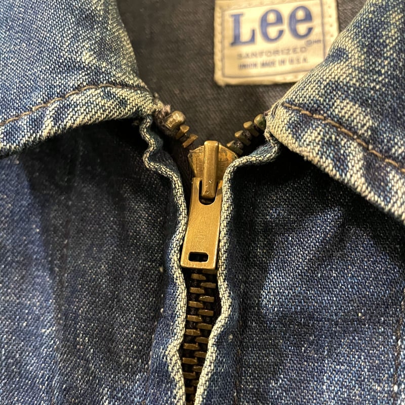 Lee 91-B 70s TALONジップ デニムジャケット 猫目ボタン ユニオン