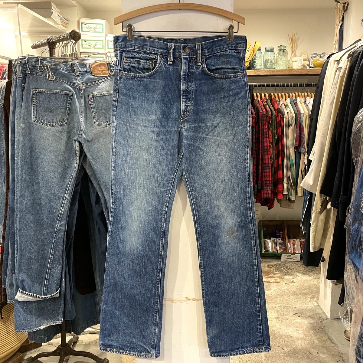 Levi's 517 66モデル single 脇割り ボタン裏16 SCOVILLジッパー Levi's 517 66モデル single 脇割り ボタン裏16 SCOVILLジッパー