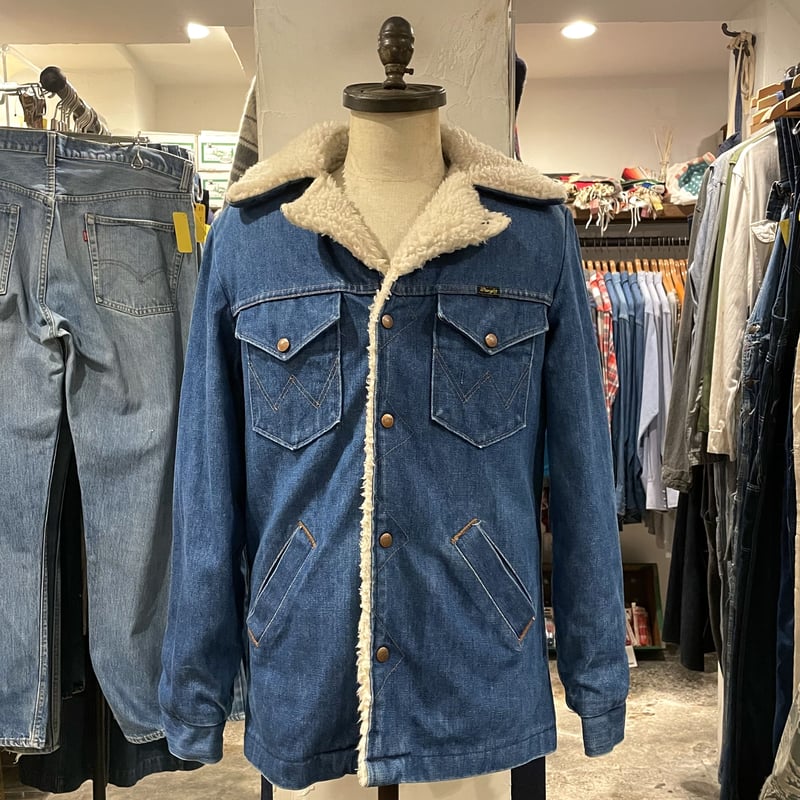 70s Wrangler Wrange Coat デニムボアジャケット ラングラー USA製 