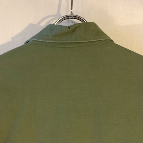 60s　US ARMY　ユーティリティシャツ　筒袖　OG107 COTTON SATTEN SHIRT　1963年　ミリタリーシャツ　(S2271)