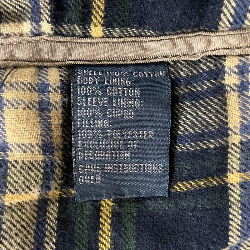 POLO by Ralph Lauren スウィングトップ チェック柄ライナー 襟