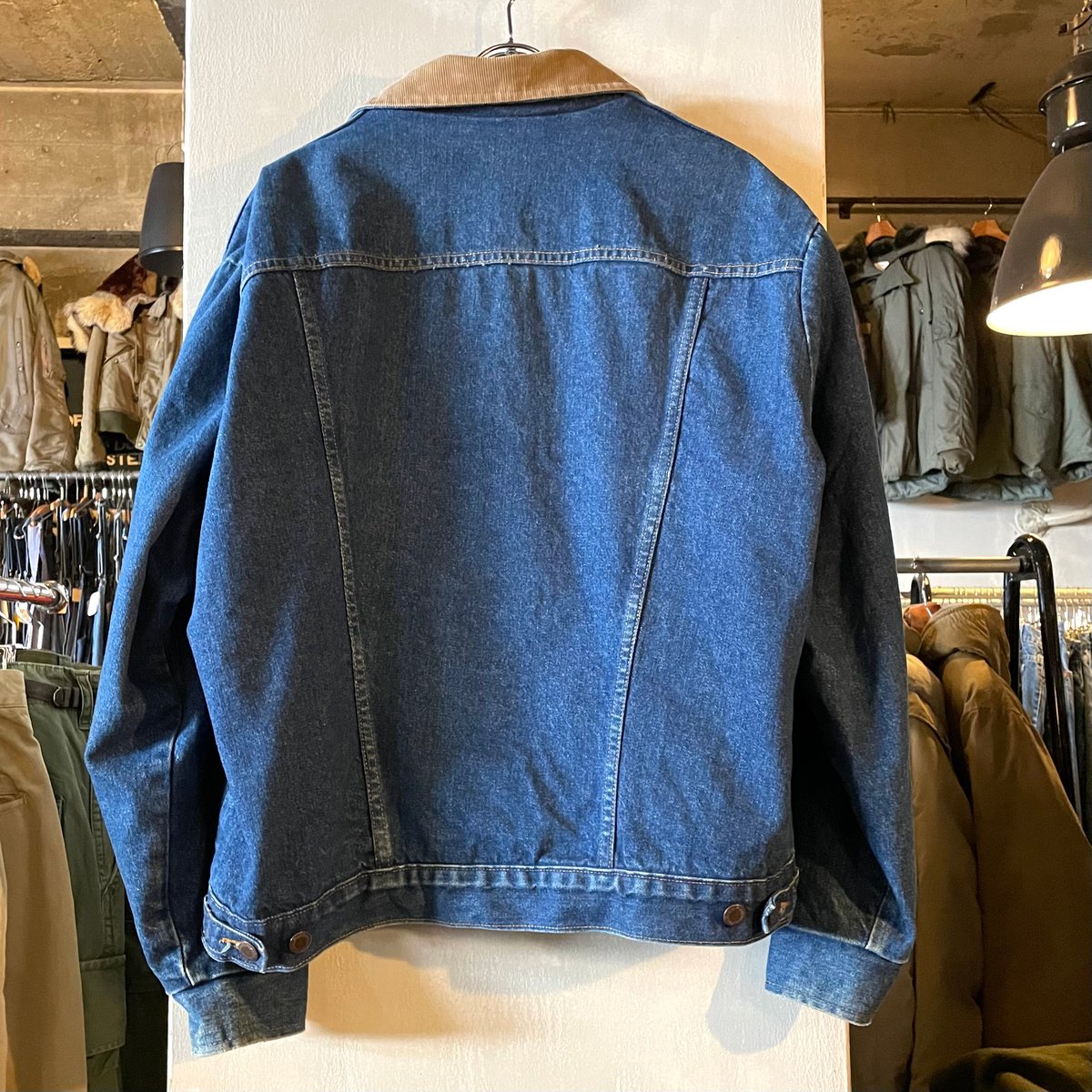 80s Wrangler デニムジャケット USA製 Size 44 ブランケットライナー ビ