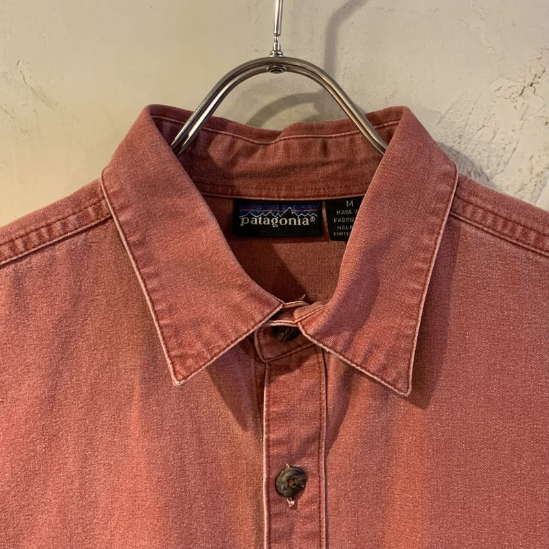 90s patagonia L/S コットンダックシャツ パタゴニア 長袖シャツ COTTON