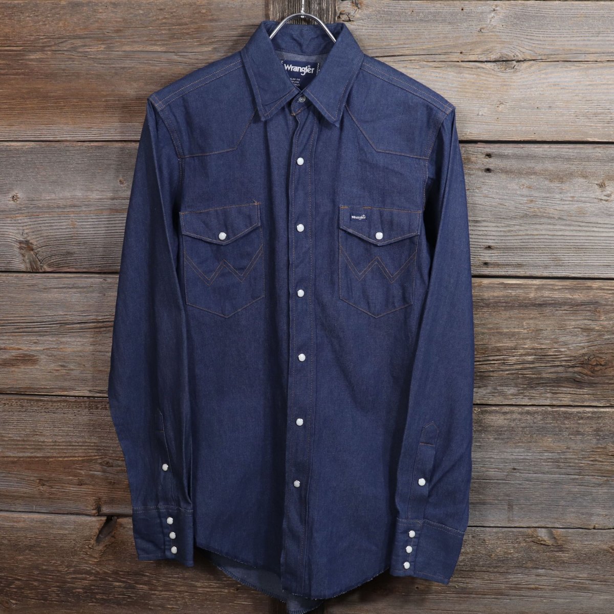Wrangler 70127MW 80s USA製 ヴィンテージ デニムウエスタンシャツ ラン