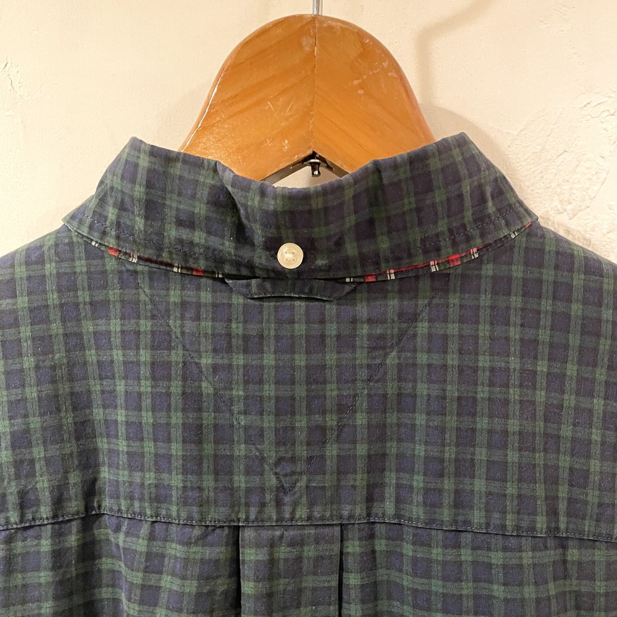 TOMMY HILFIGER パッチワーク クレイジーパターン ボタンダウンシャツ 