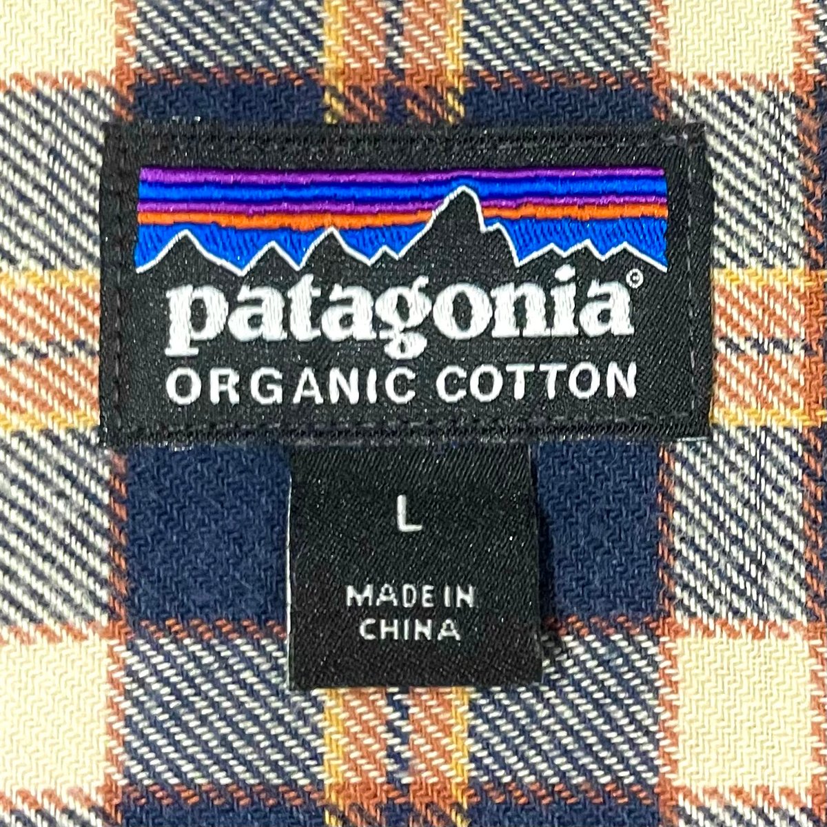 patagonia フィヨルド フランネルシャツ Size L パタゴニア コットン