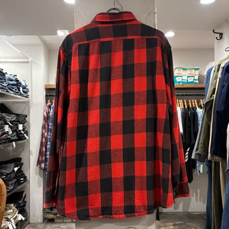80s　PRIVATE PROPERTY　L/S ネルシャツ　USA製　Size XL　コットンシャツ　(S4872)